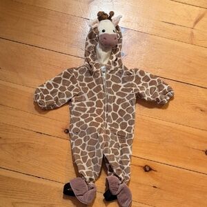 Miniwear Brown Giraffe One Piece